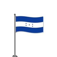 illustratie van Honduras vlag sjabloon vector