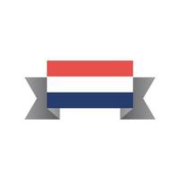 illustratie van Nederland vlag sjabloon vector