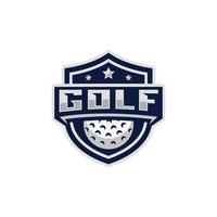 golf embleem logo ontwerp vectorillustratie vector