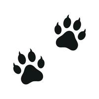 hond voetafdrukken illustratie vector