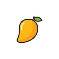 mango fruit logo ontwerp vector