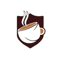 koffie cafe vector logo ontwerp. uniek koffie kop icoon logo sjabloon.