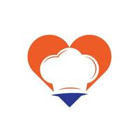 chef logo ontwerp. koken hoed icoon. vector symbool voor menu restaurant cafe bistro.