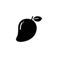 mango fruit logo ontwerp vector