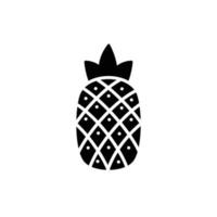 ananas fruit icoon ontwerp vector