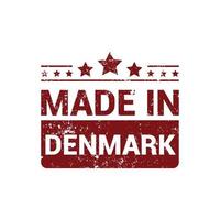 Denemarken postzegel ontwerp vector
