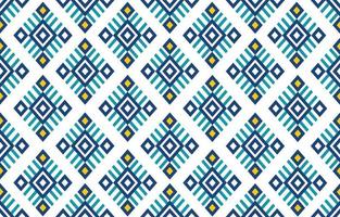 gemetrisch etnisch oosters patroon. traditioneel zeeloos patroon koel kleur toon. ontwerp voor achtergrond,tapijt,behang,kleding,inwikkeling,stof,afdrukken,tegel,vector illustraion.borduurwerk stijl. vector