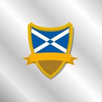 illustratie van Schotland vlag sjabloon vector