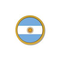 illustratie van Argentinië vlag sjabloon vector