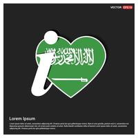 saudia Arabië vlaggen ontwerp vector