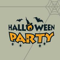 gelukkig halloween ontwerp typografie vector