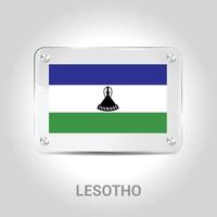 Lesotho onafhankelijkheid dag ontwerp vector