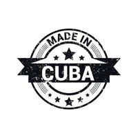 Cuba postzegel ontwerp vector