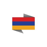 illustratie van Armenië vlag sjabloon vector