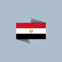 illustratie van Egypte vlag sjabloon vector