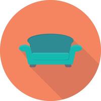 sofa vectorillustratie op een background.premium kwaliteit symbolen.vector pictogrammen voor concept en grafisch ontwerp. vector