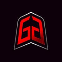 gg eerste gaming logo vector