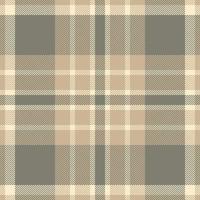 plaid controleren patroon. naadloos kleding stof textuur. Schotse ruit textiel afdrukken. vector