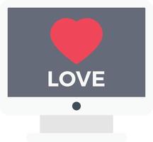 online liefde vector illustratie Aan een achtergrond.premium kwaliteit symbolen.vector pictogrammen voor concept en grafisch ontwerp.