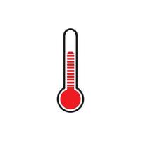 termometer logo illustratie ontwerp vector