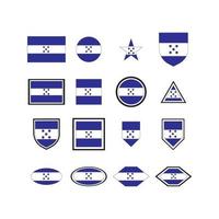 Honduras vlag logo vector