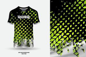 futuristische en fantastisch t overhemd Jersey ontwerp geschikt voor sport, racen, voetbal, gaming en e sport- vector