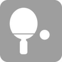 tafel tennis glyph ronde achtergrond icoon vector