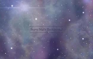 sterrenhemel nacht met sterren achtergrond vector