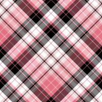naadloos patroon in creatief roze, zwart en wit kleuren voor plaid, kleding stof, textiel, kleren, tafelkleed en andere dingen. vector afbeelding. 2