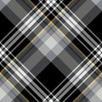 naadloos patroon in donker grijs, zwart en geel kleuren voor plaid, kleding stof, textiel, kleren, tafelkleed en andere dingen. vector afbeelding. 2