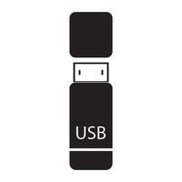 USB gegevens overdracht logo vector