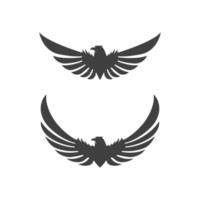 valk vleugel pictogram sjabloon vector