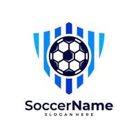 schild voetbal logo sjabloon, Amerikaans voetbal schild logo ontwerp vector