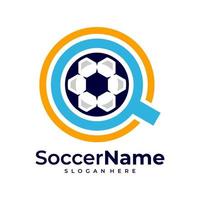 vind voetbal logo sjabloon, Amerikaans voetbal vind logo ontwerp vector