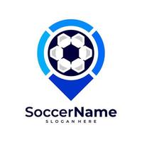 punt voetbal logo sjabloon, Amerikaans voetbal punt logo ontwerp vector