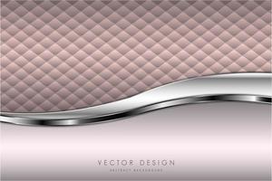 roze metallic achtergrond met bekleding. vector