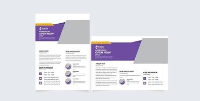 folder brochure Hoes sjabloon voor kinderen terug naar school- onderwijs toelating lay-out ontwerp vector