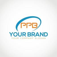 ppb brief ontwerp vector, modern ppb logo vector, brief ppb bedrijf logo. vector