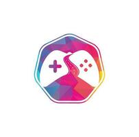 weg spel logo ontwerp sjabloon. weg manier speler gamers icoon logo symbool ontwerp illustratie vector