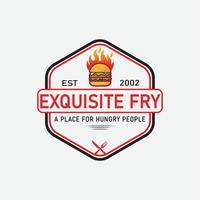 hamburger logo eps vector