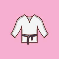 karate pak vector illustratie Aan een achtergrond.premium kwaliteit symbolen.vector pictogrammen voor concept en grafisch ontwerp.