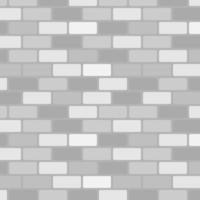 naadloos patroon van wit steen muur. vector illustratie.