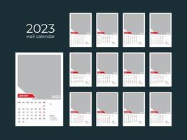 wandkalender 2023 vector