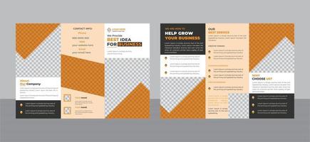 modern folder ontwerp sjabloon voor poster folder brochure Hoes ontwerp lay-out met driehoek grafisch vector