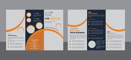 modern folder ontwerp sjabloon voor poster folder brochure Hoes ontwerp lay-out met driehoek grafisch vector