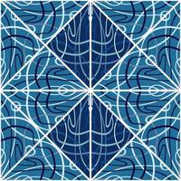 Arabisch stijl mozaïek- naadloos patroon. decoratief abstract lijnen ornament. vector