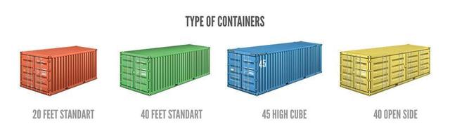 lading containers reeks vector