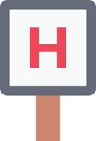 ziekenhuis bord vector illustratie Aan een achtergrond.premium kwaliteit symbolen.vector pictogrammen voor concept en grafisch ontwerp.