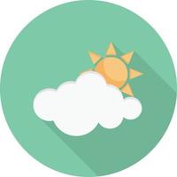 zon wolk vector illustratie Aan een achtergrond.premium kwaliteit symbolen.vector pictogrammen voor concept en grafisch ontwerp.