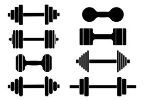 Gratis Dumbell Pictogrammen Vector